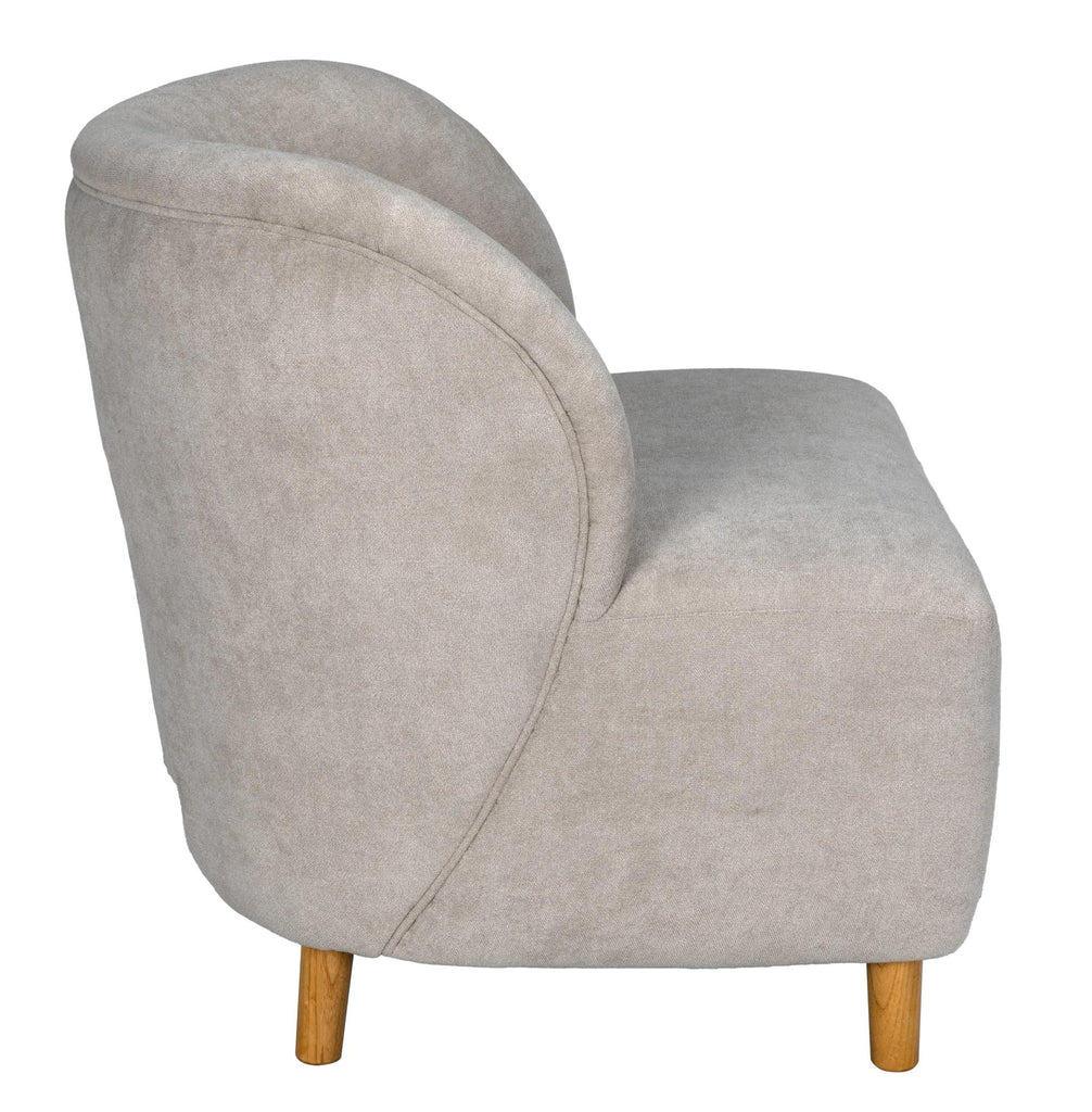 NOIR Laffont Chair with Wheat Fabric