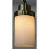 Noir Eleonore Pendant Steel With Brass Finish