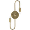 Noir Rossi Sconce Metal With Brass Finish