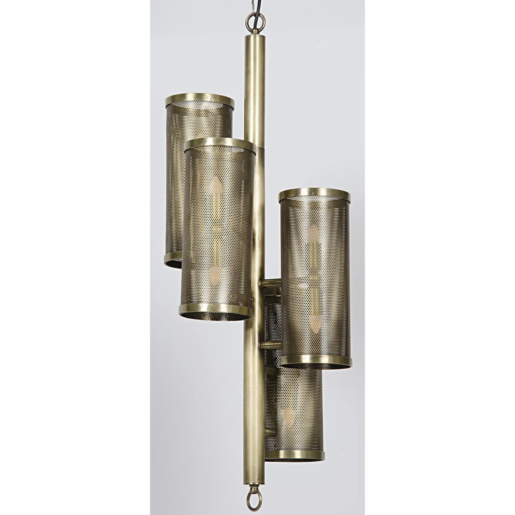 NOIR Pisa Pendant Metal with Brass Finish