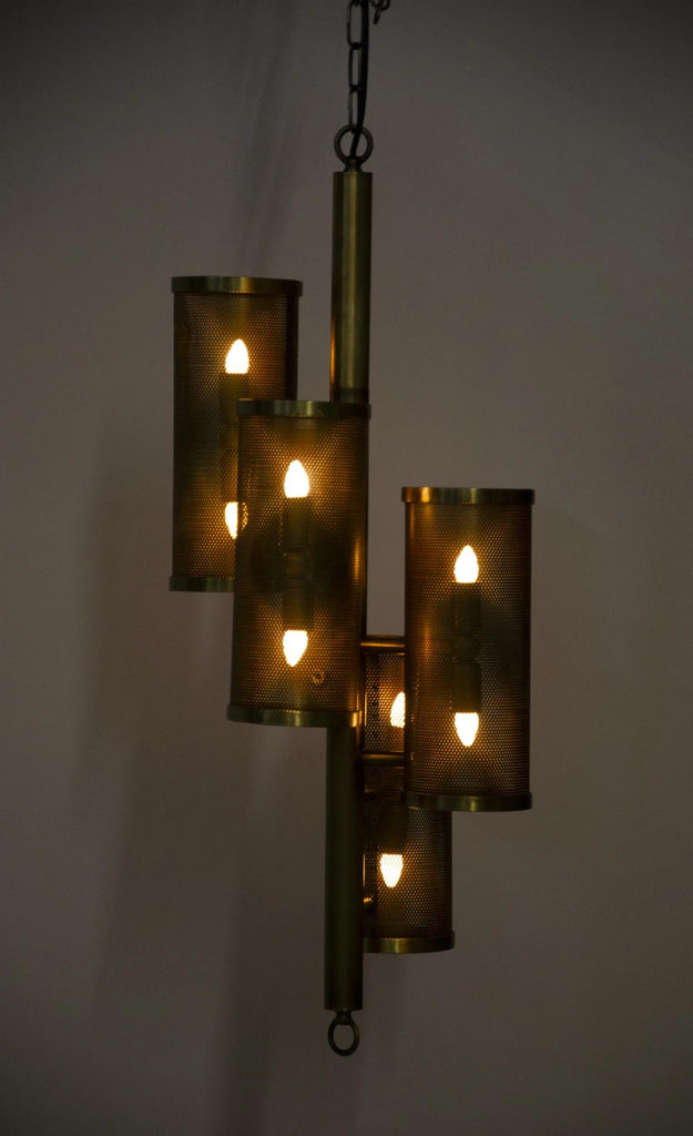 NOIR Pisa Pendant Metal with Brass Finish