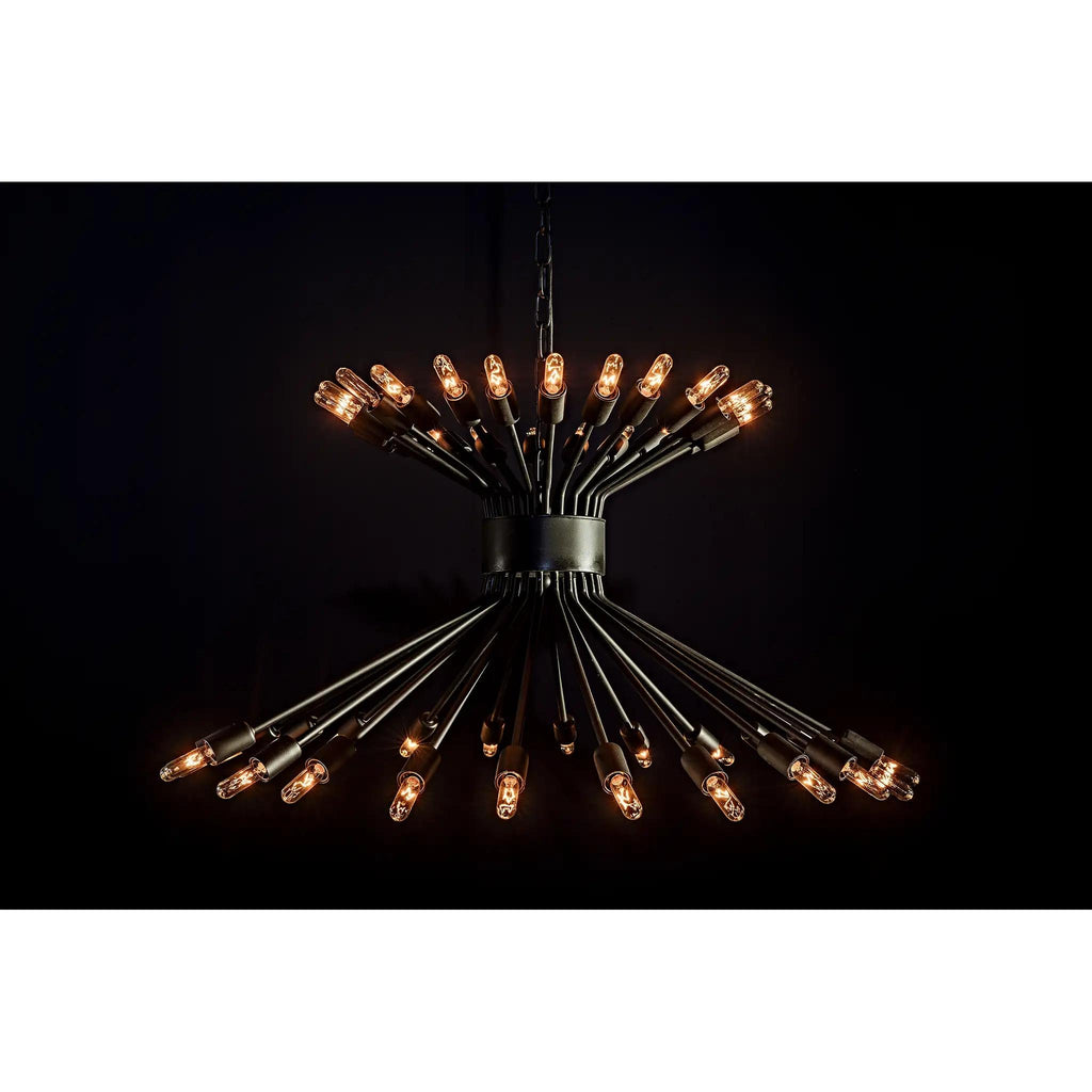 NOIR Mancini Chandelier Black Steel