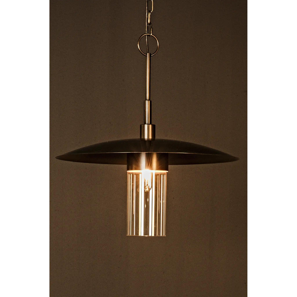 NOIR Anton Pendant Metal with Aged Brass Finish