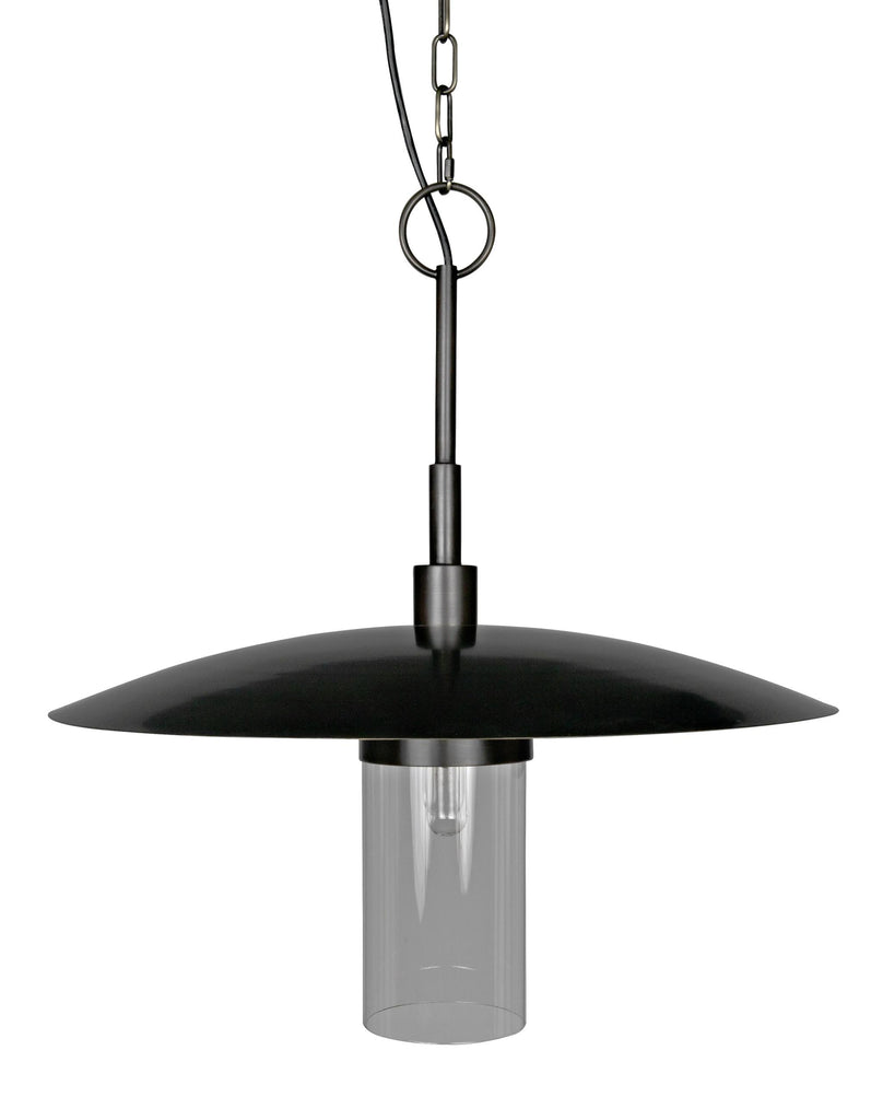 NOIR Anton Pendant Metal with Aged Brass Finish