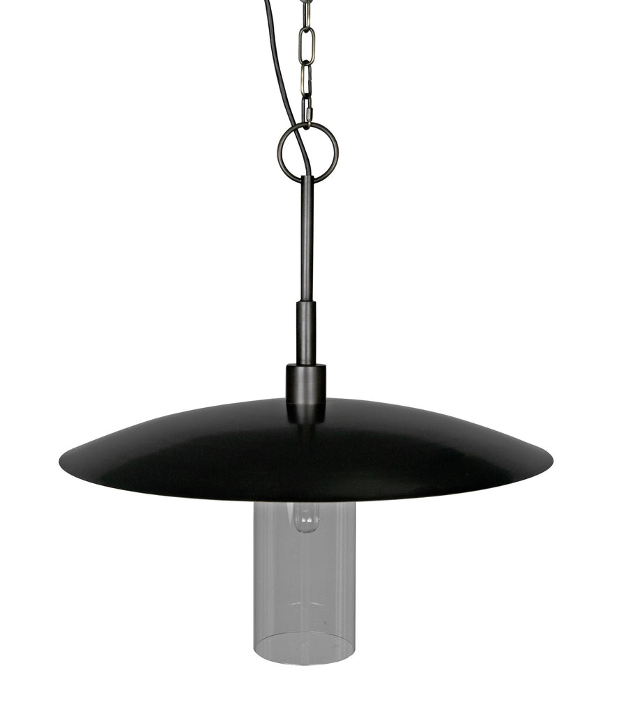 NOIR Anton Pendant Metal with Aged Brass Finish