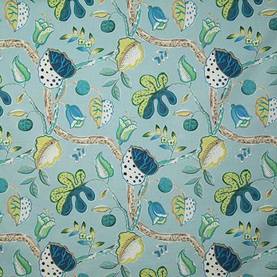 Pindler ELLISVILLE AQUA Fabric