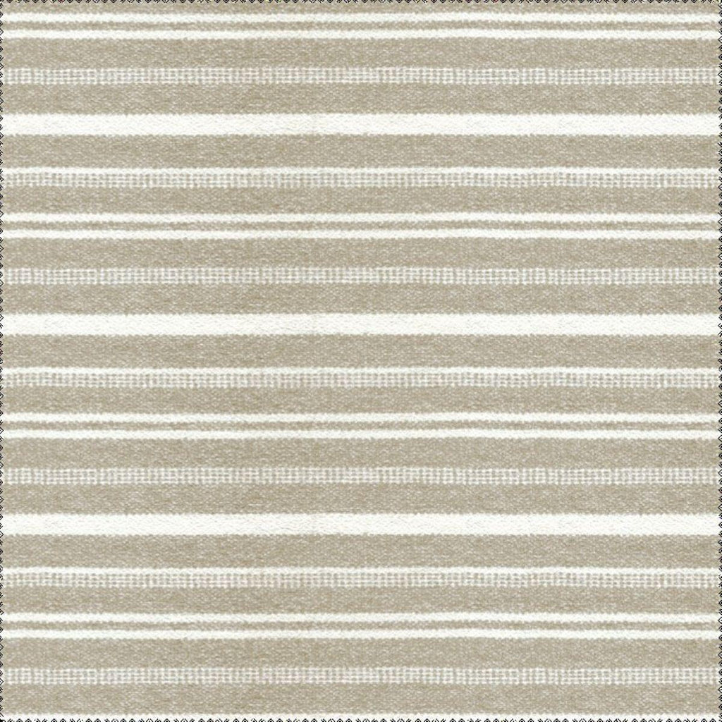 Schumacher Hospitality Cape Stripe Taupe Fabric