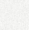 A-Street Prints Equinox Geometrics Grey Wallpaper