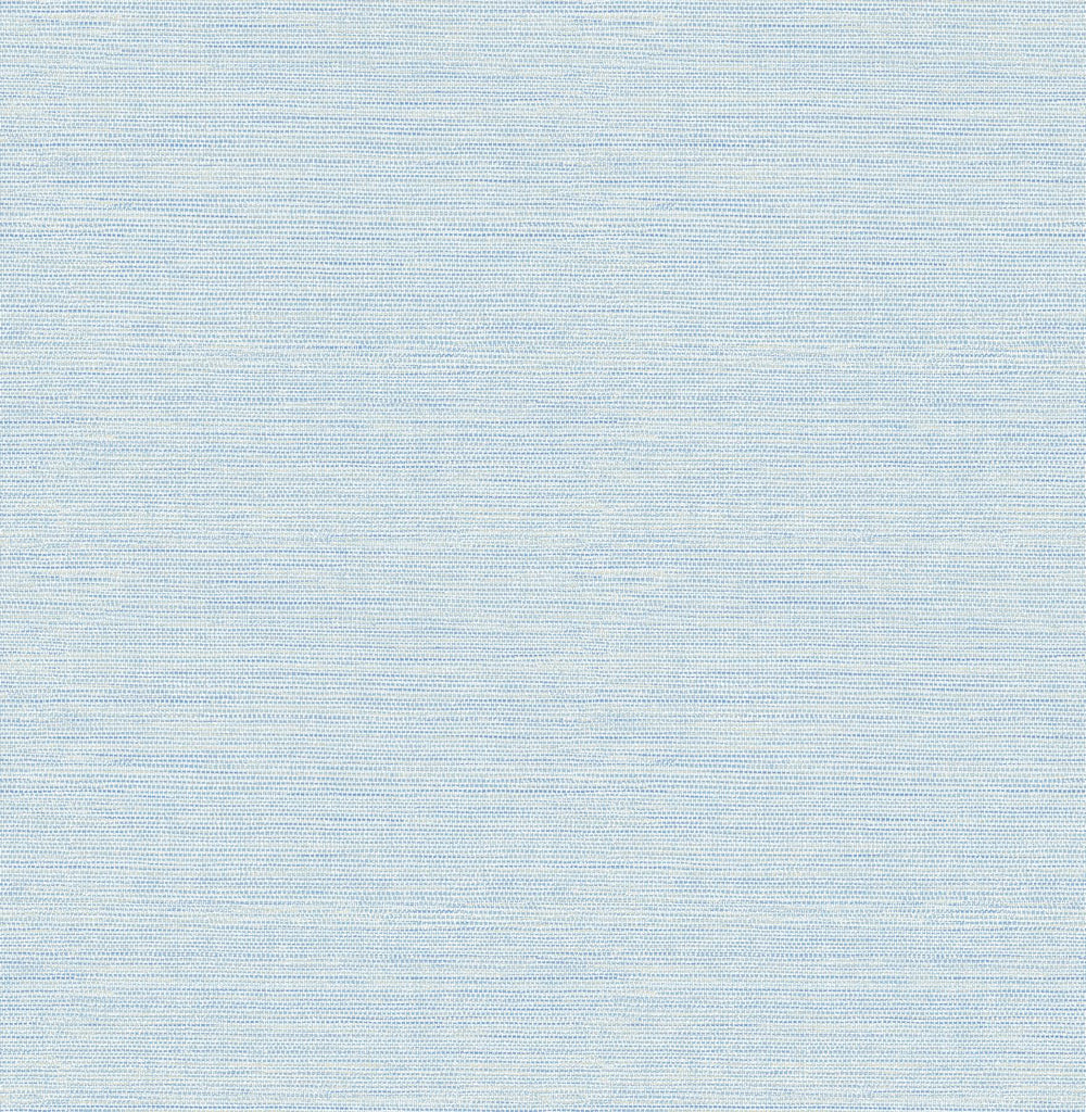 A-Street Prints Theory Faux Grasscloth Blue Wallpaper