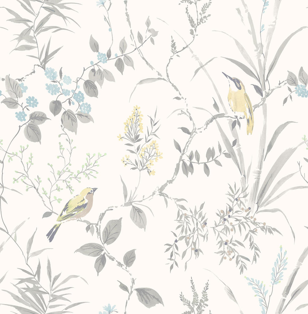 Brewster Home Fashions Chesapeake The Vineyard 3117-24172 Grey Wallpaper