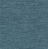 A-Street Prints Seychelles Faux Grasscloth Denim Wallpaper