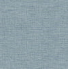 A-Street Prints Seychelles Faux Grasscloth Sky Blue Wallpaper