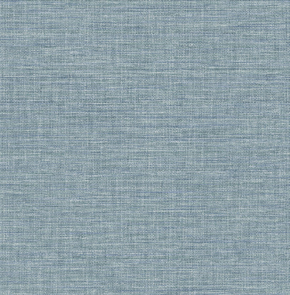 A-Street Prints Seychelles Faux Grasscloth Sky Blue Wallpaper