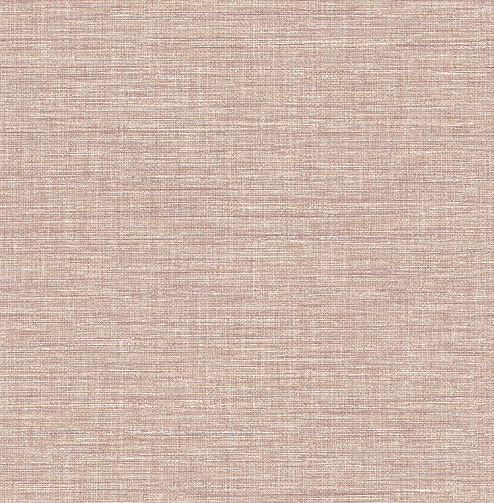 A-Street Prints Seychelles Faux Grasscloth Blush Wallpaper