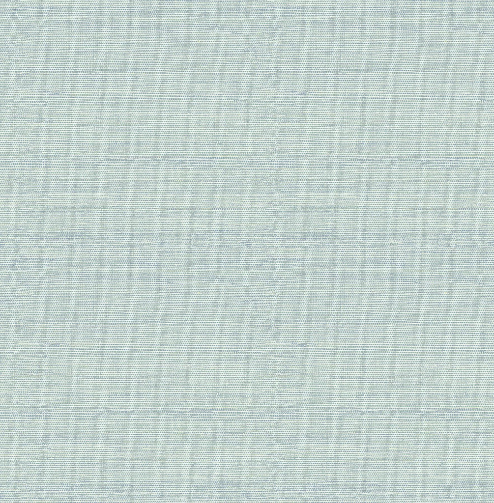 A-Street Prints Aura Faux Grasscloth Aqua Wallpaper