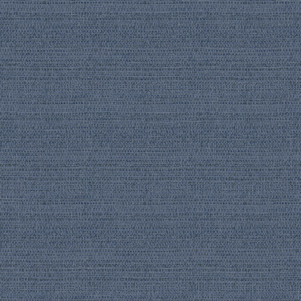 Brewster Home Fashions Chesapeake Delphine Fabric Textures Navy Wallpaper