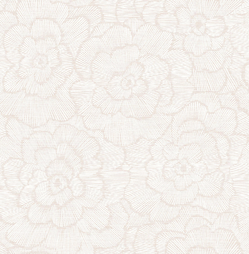 A-Street Prints Middleton Flowers Pink Wallpaper