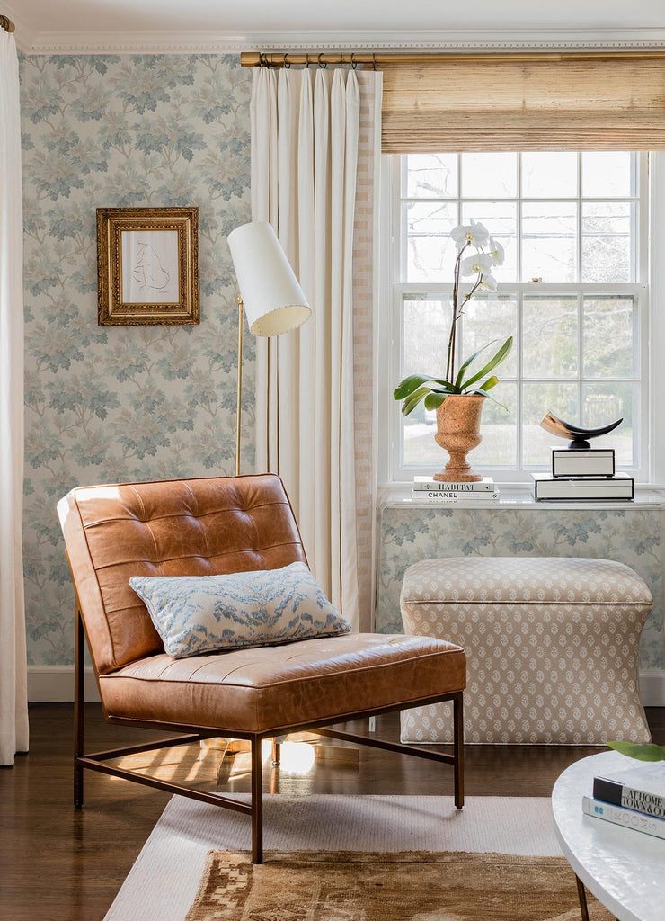 A-Street Prints Erin Gates Oakcliff Blue Wallpaper