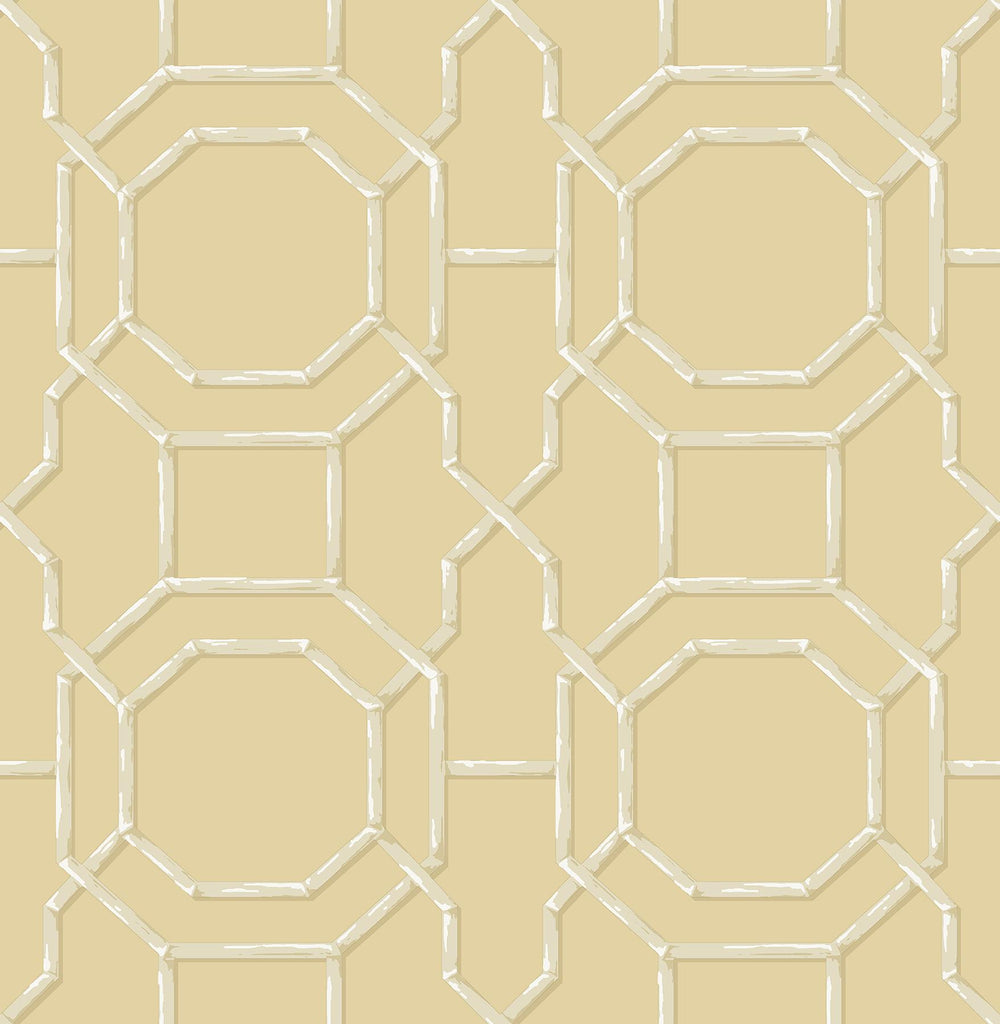 Brewster Home Fashions Beacon House Empress 2669-21736 Butter Wallpaper