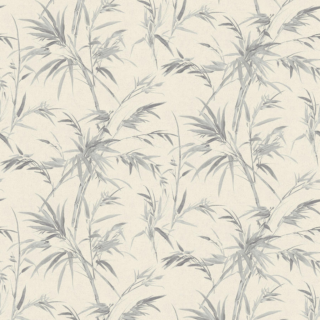 Brewster Home Fashions Advantage Bali Botanical Silver Wallpaper