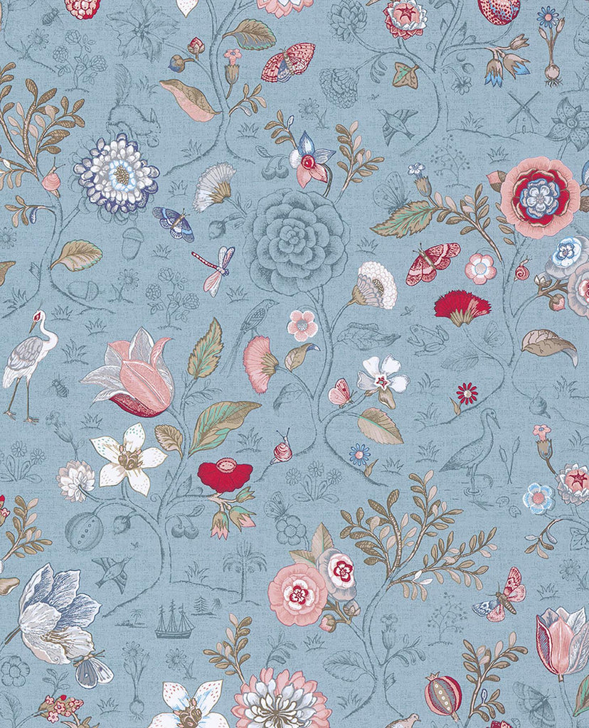 Brewster Home Fashions Eijffinger Pip Studio 375005 Sky Blue Wallpaper