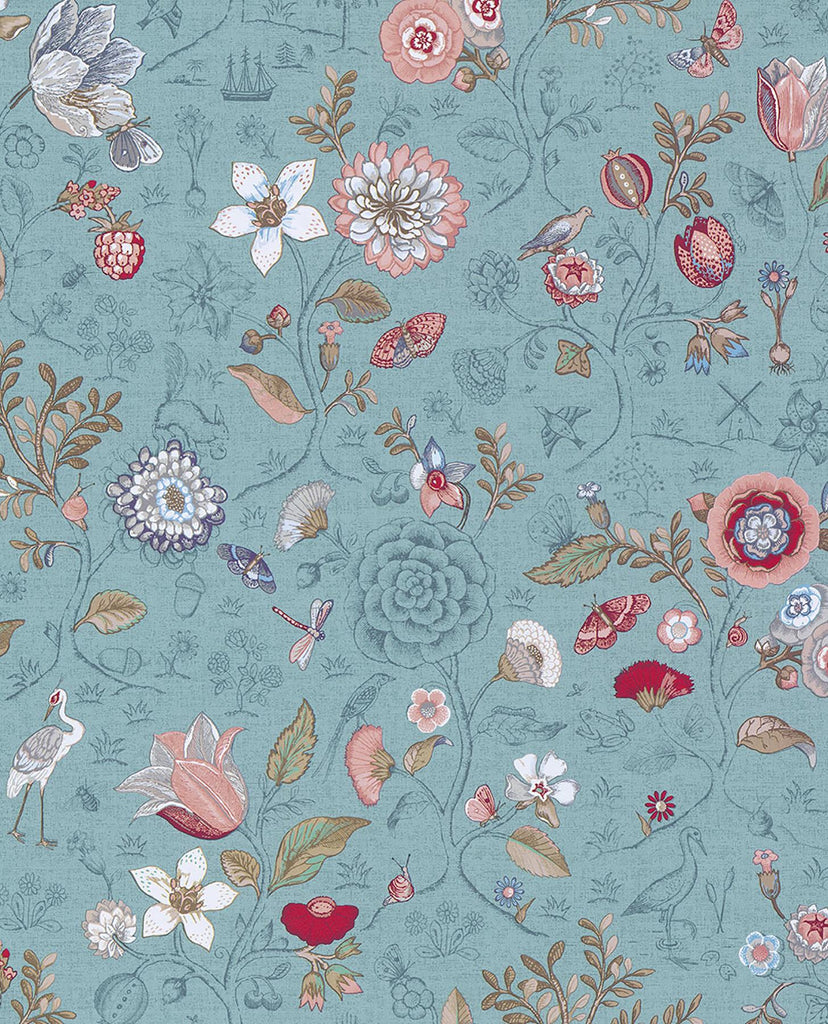 Brewster Home Fashions Eijffinger Pip Studio 375003 Blue Wallpaper