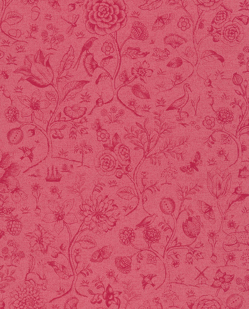 Brewster Home Fashions Eijffinger Pip Studio 375013 Red Wallpaper