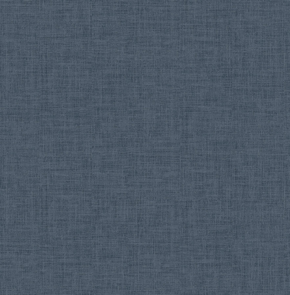 Brewster Home Fashions Advantage Radiance Fabric Textures Indigo Wallpaper