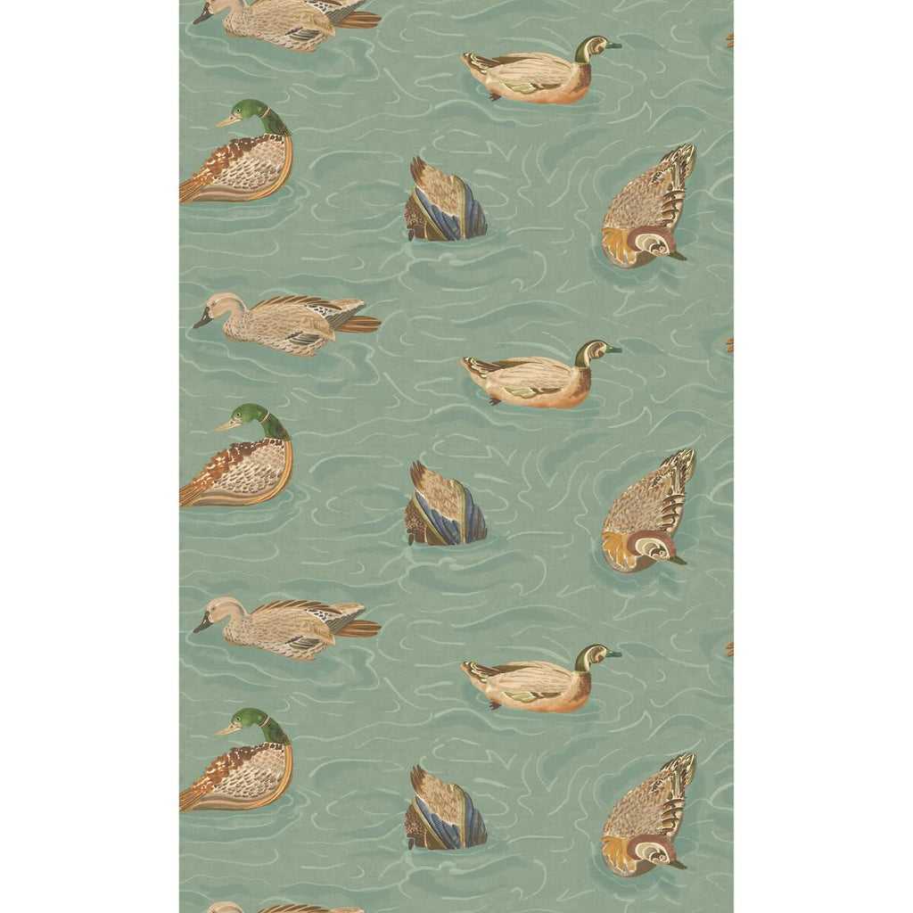 Mulberry DUCK POND TEAL Wallpaper