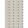 Mulberry Newport Stripe Blue/Red Wallpaper