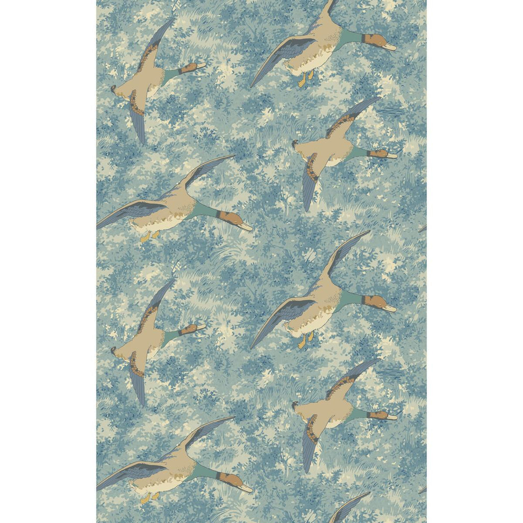 Mulberry FOREST DUCKS BLUE Wallpaper