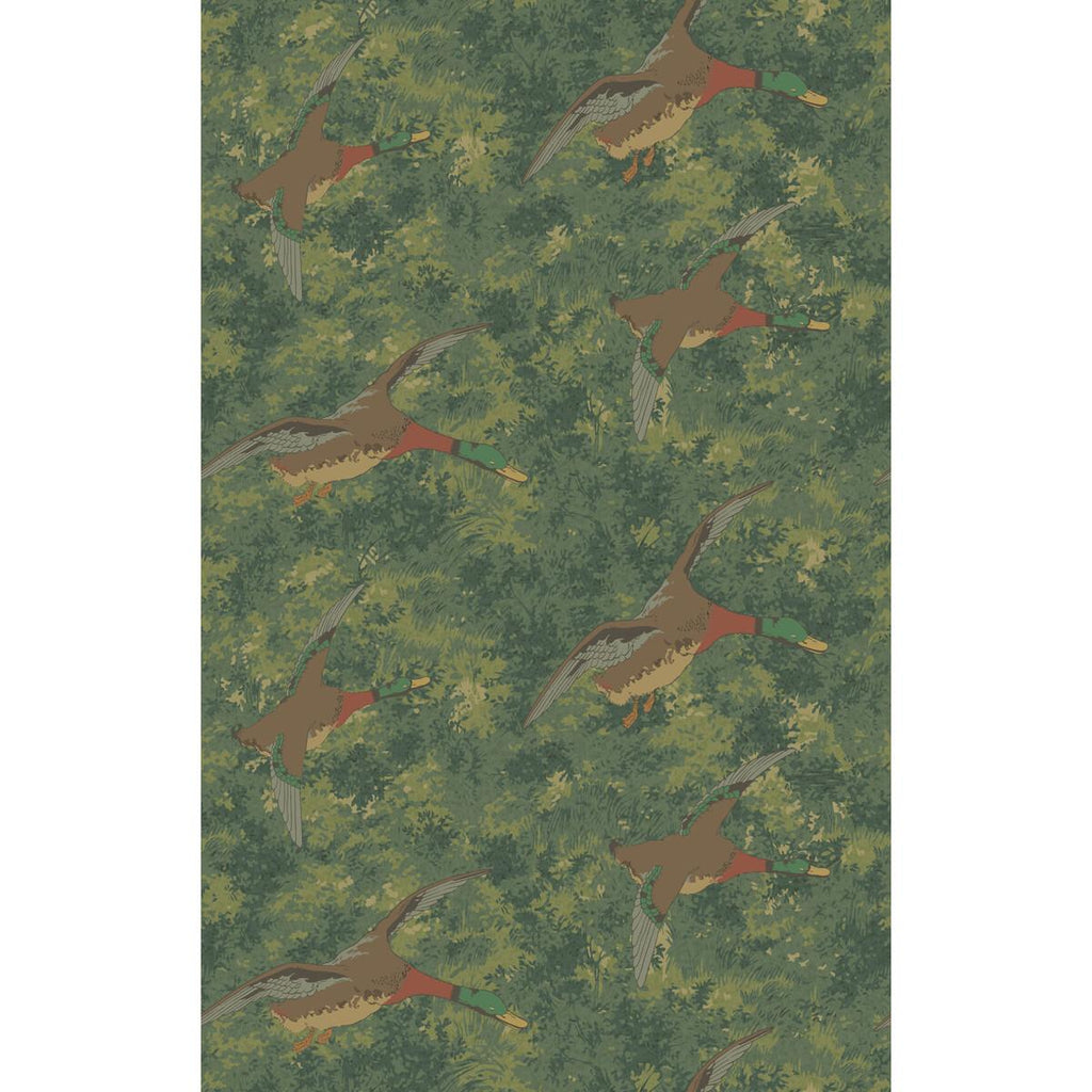 Mulberry FOREST DUCKS EMERALD Wallpaper