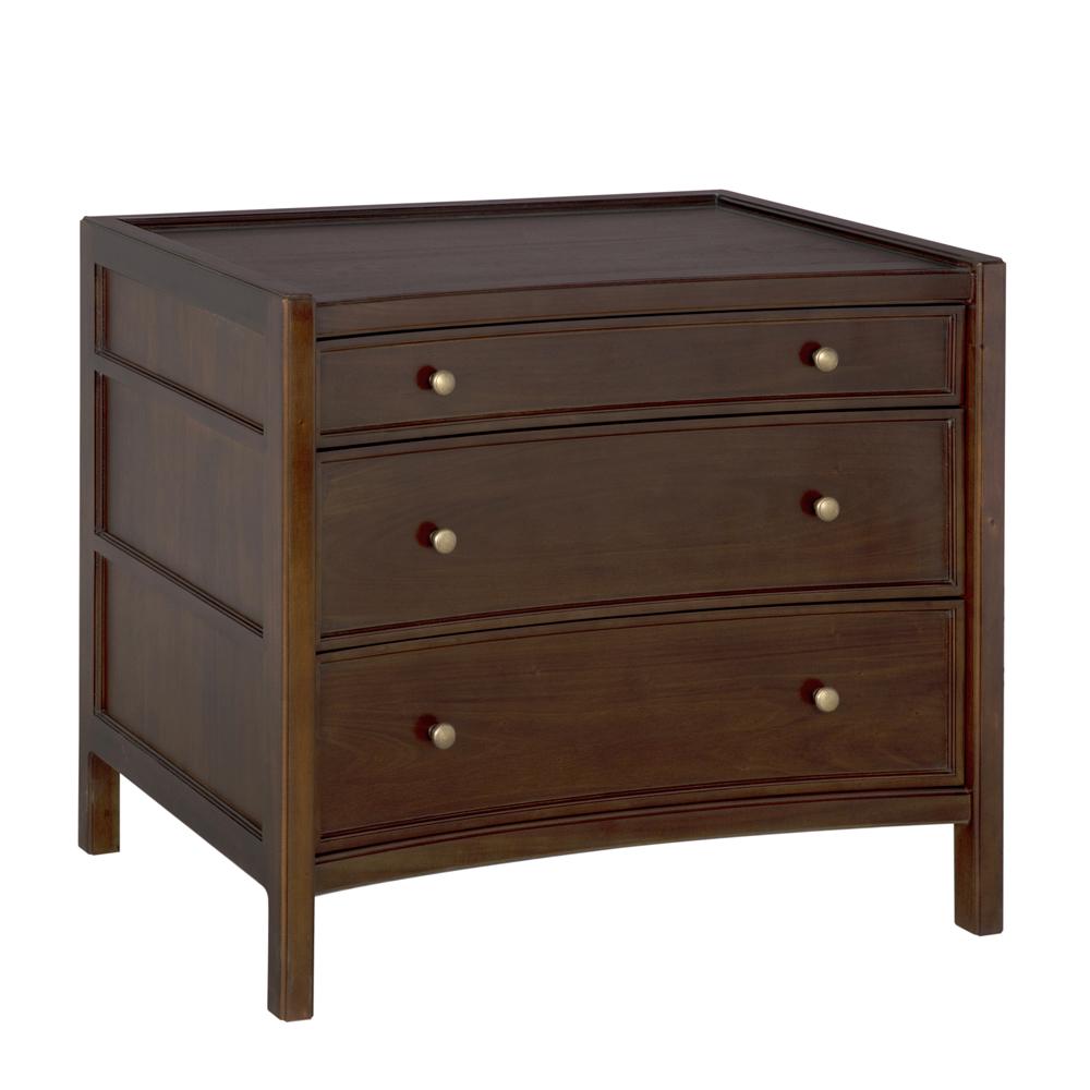 NOIR Hampton Side Table Hand Rubbed Brown