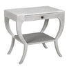 Noir Maude Side Table White Wash