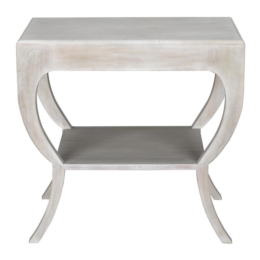 NOIR Maude Side Table White Wash