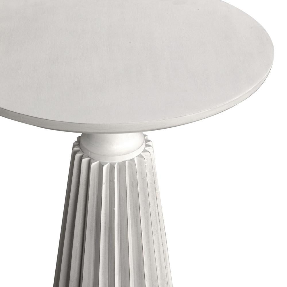 NOIR Orson Side Table White Wash