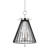 Hudson Valley Lighting Cagney Polished Nickel/Black 14W X 14L X 22.25H Pendant