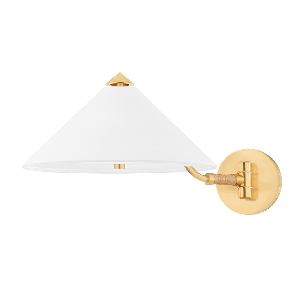 Hudson Valley Lighting Williamsburg Aged Brass 13.75W x 13.75L x 9.75H Wall Sconce