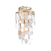 Corbett Lighting Dolce Champagne Leaf 9W X 9L X 16.5H Wall Sconce