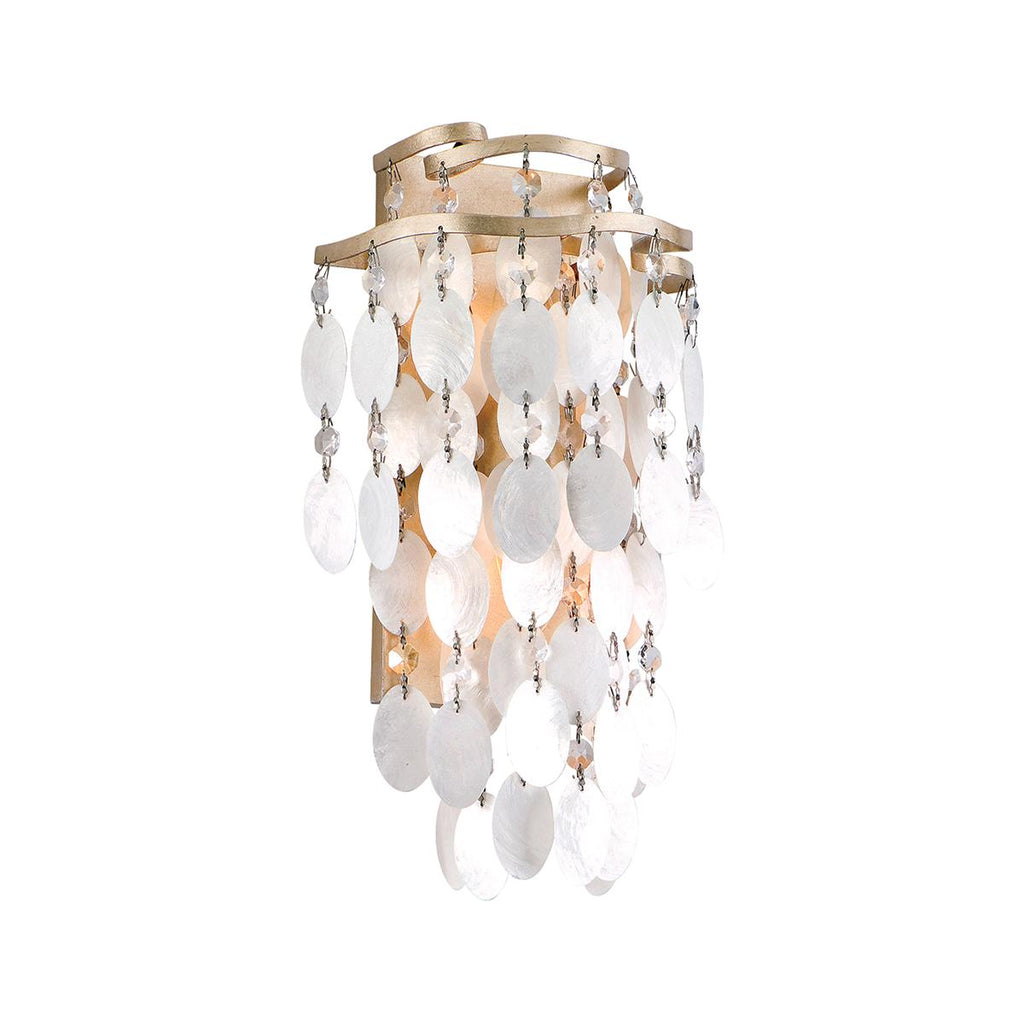 Corbett Lighting Dolce CHAMPAGNE LEAF 9W x 9L x 16.5H Wall Sconce