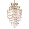 Corbett Lighting Dolce Champagne Leaf 20W X 20L X 31H Chandelier