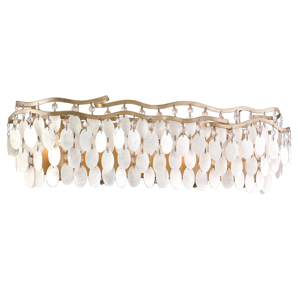 Corbett Lighting Dolce CHAMPAGNE LEAF 27.75W x 27.75L x 9H Wall Sconce