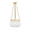 Hudson Valley Lighting Granby Aged Brass 13W X 13L X 9.5H Pendant