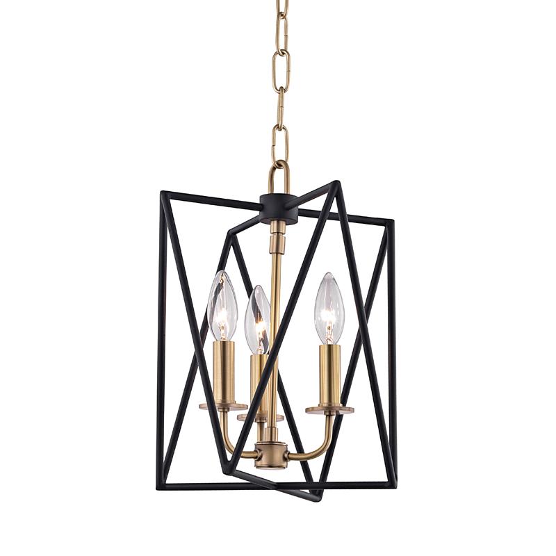 Hudson Valley Lighting Laszlo Aged Brass 10.25W x 10.25L x 14H Pendant