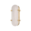 Hudson Valley Lighting Skylar Aged Brass 5W X 5L X 13.75H Wall Sconce