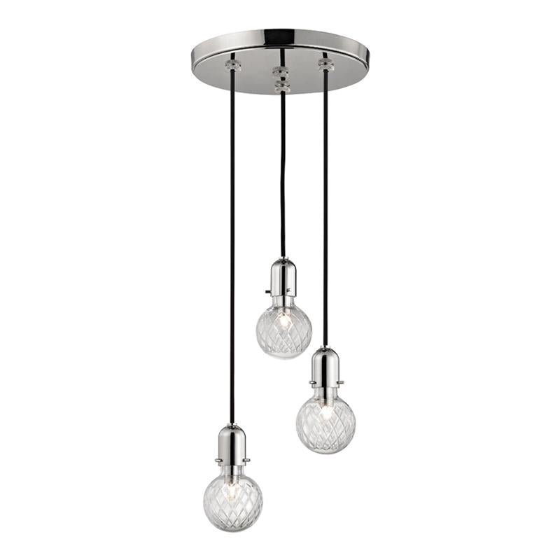 Hudson Valley Lighting Marlow Polished Nickel 10W x 10L x 6.5H Pendant