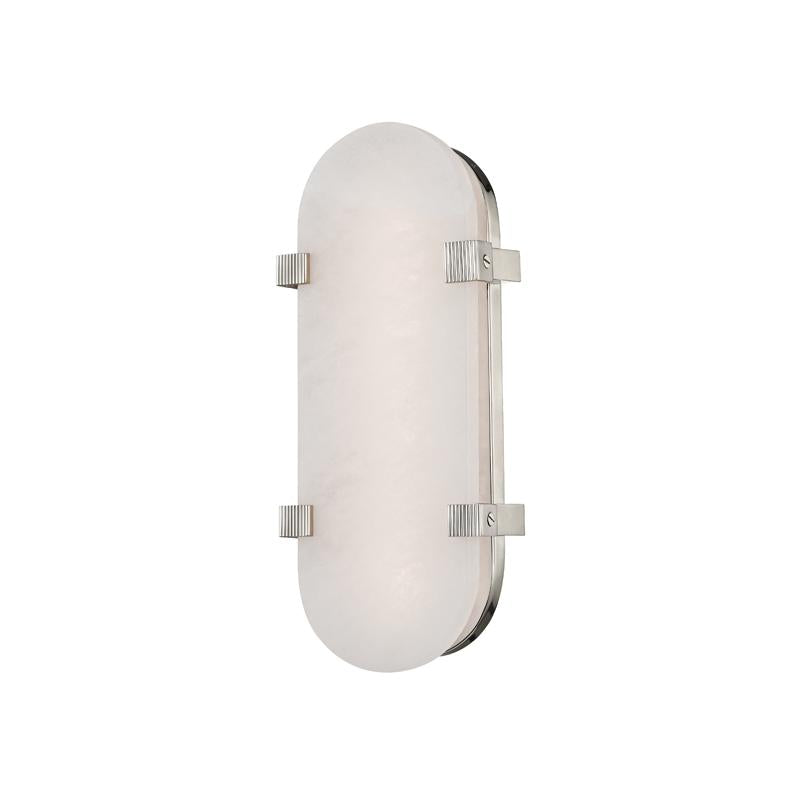 Hudson Valley Lighting Skylar Polished Nickel 5W x 5L x 13.75H Wall Sconce