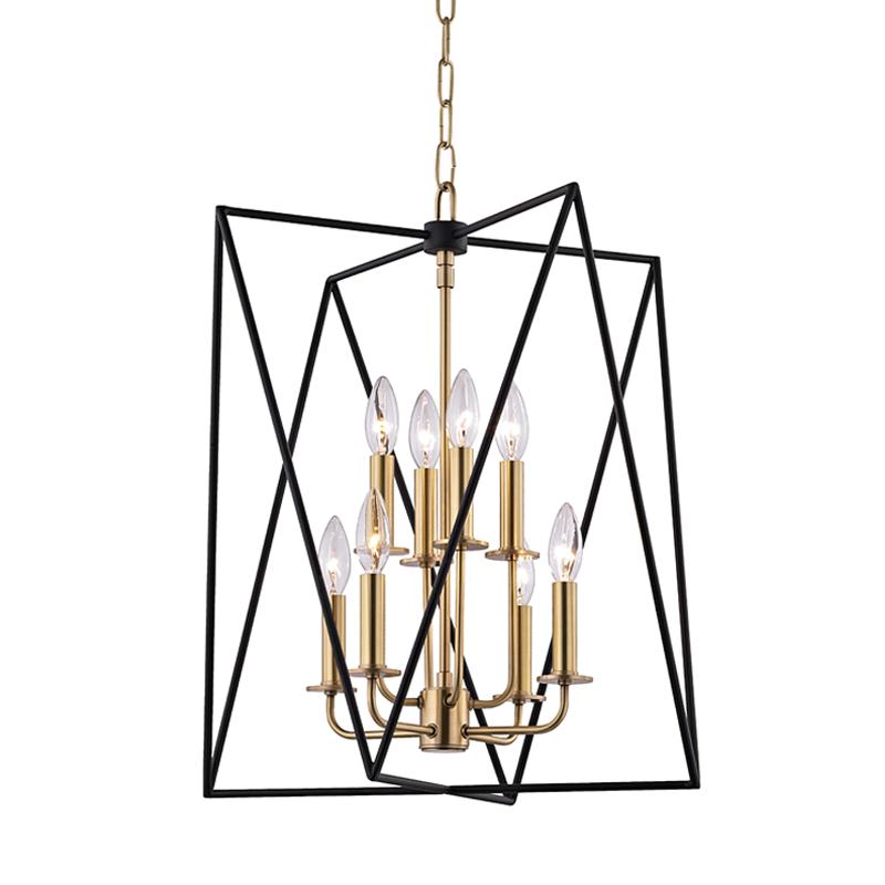 Hudson Valley Lighting Laszlo Aged Brass 18.25W x 18.25L x 22.75H Pendant