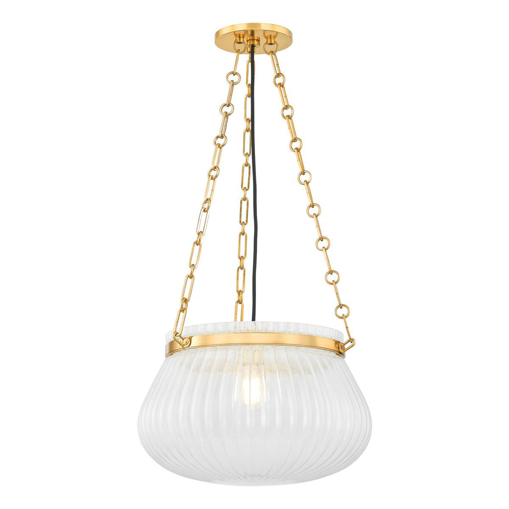 Hudson Valley Lighting GRANBY Aged Brass 17W x 17L x 12H Pendant