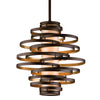 Corbett Lighting Vertigo Bronze And Gold Leaf 18W X 18L X 18.5H Pendant